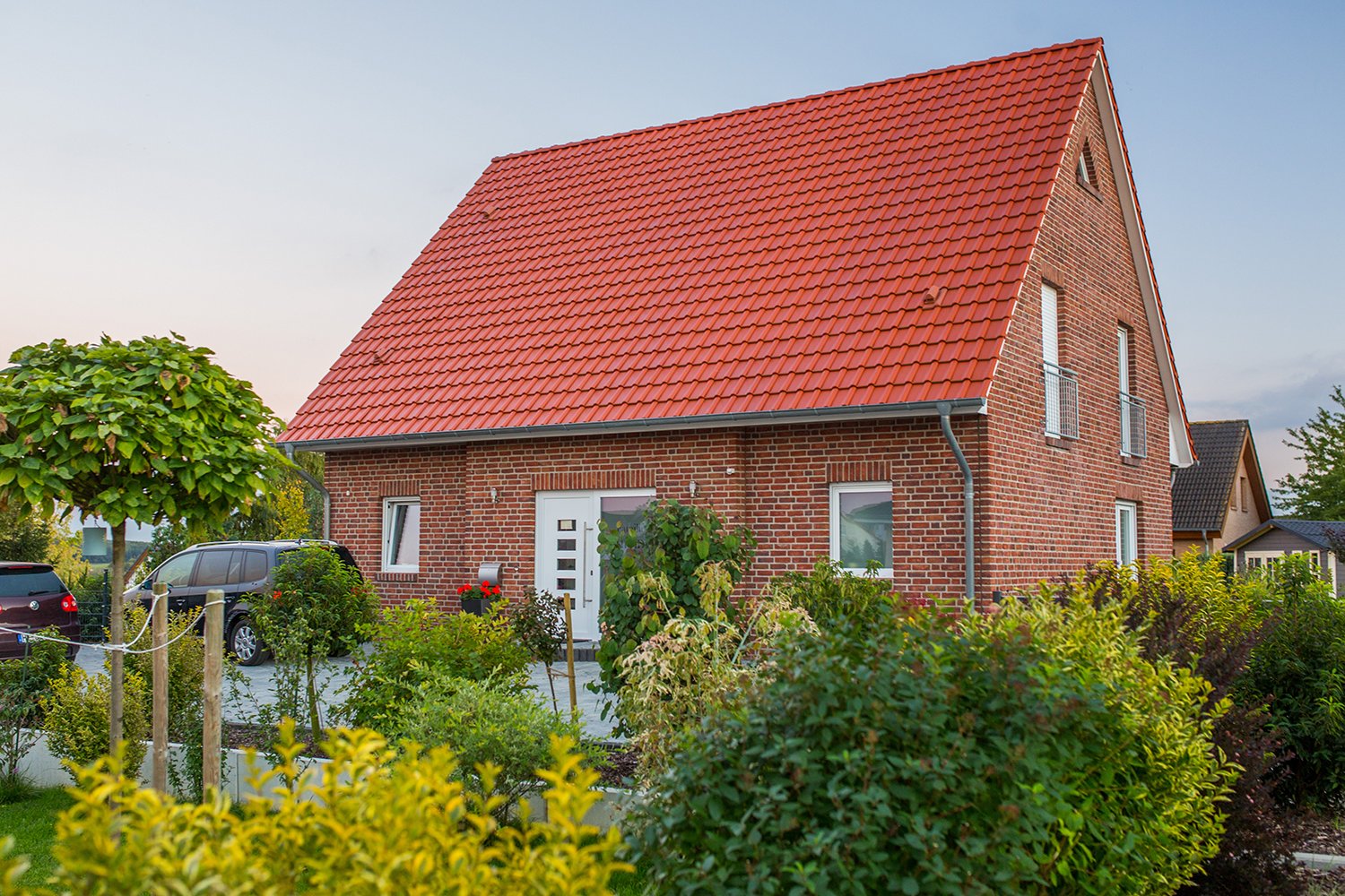 Einfamilienhaus verklinkert mit Satteldach
